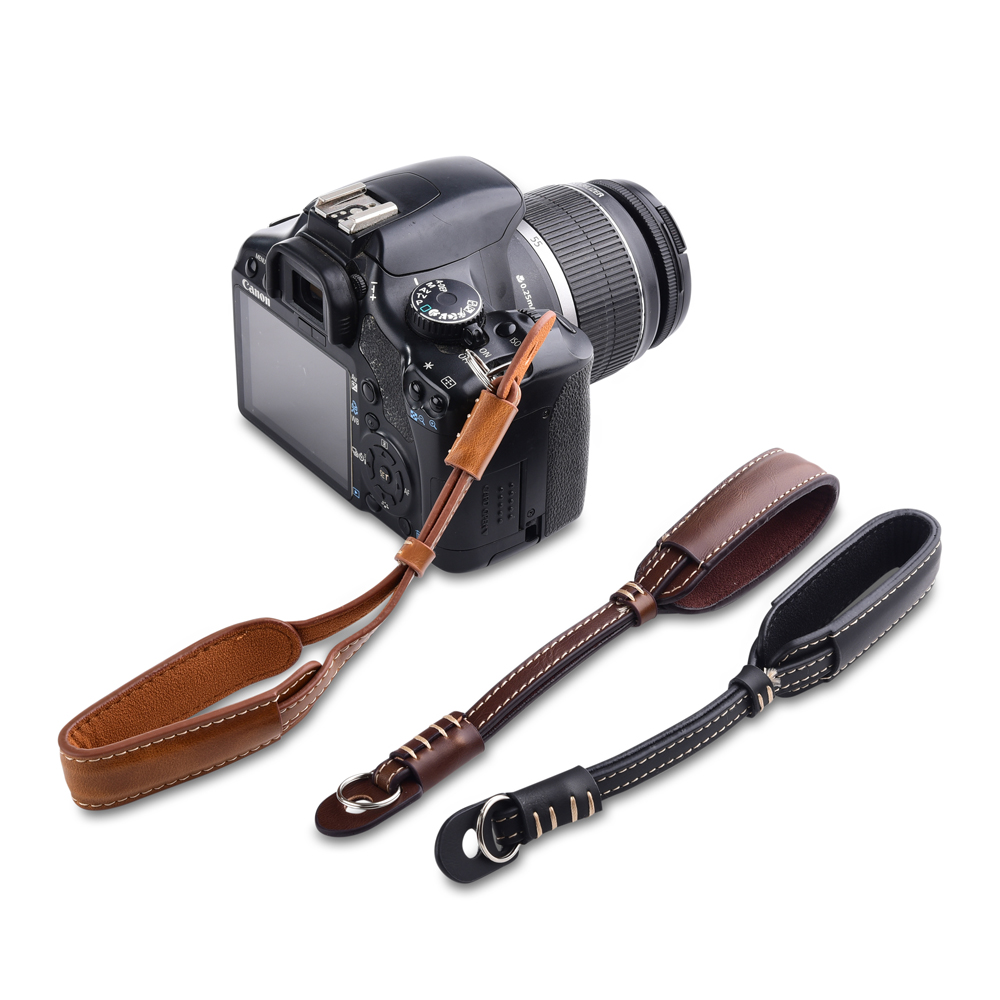 Camera Leather Hand Wrist Stra - Camera Strap Leather ulasan dan harga