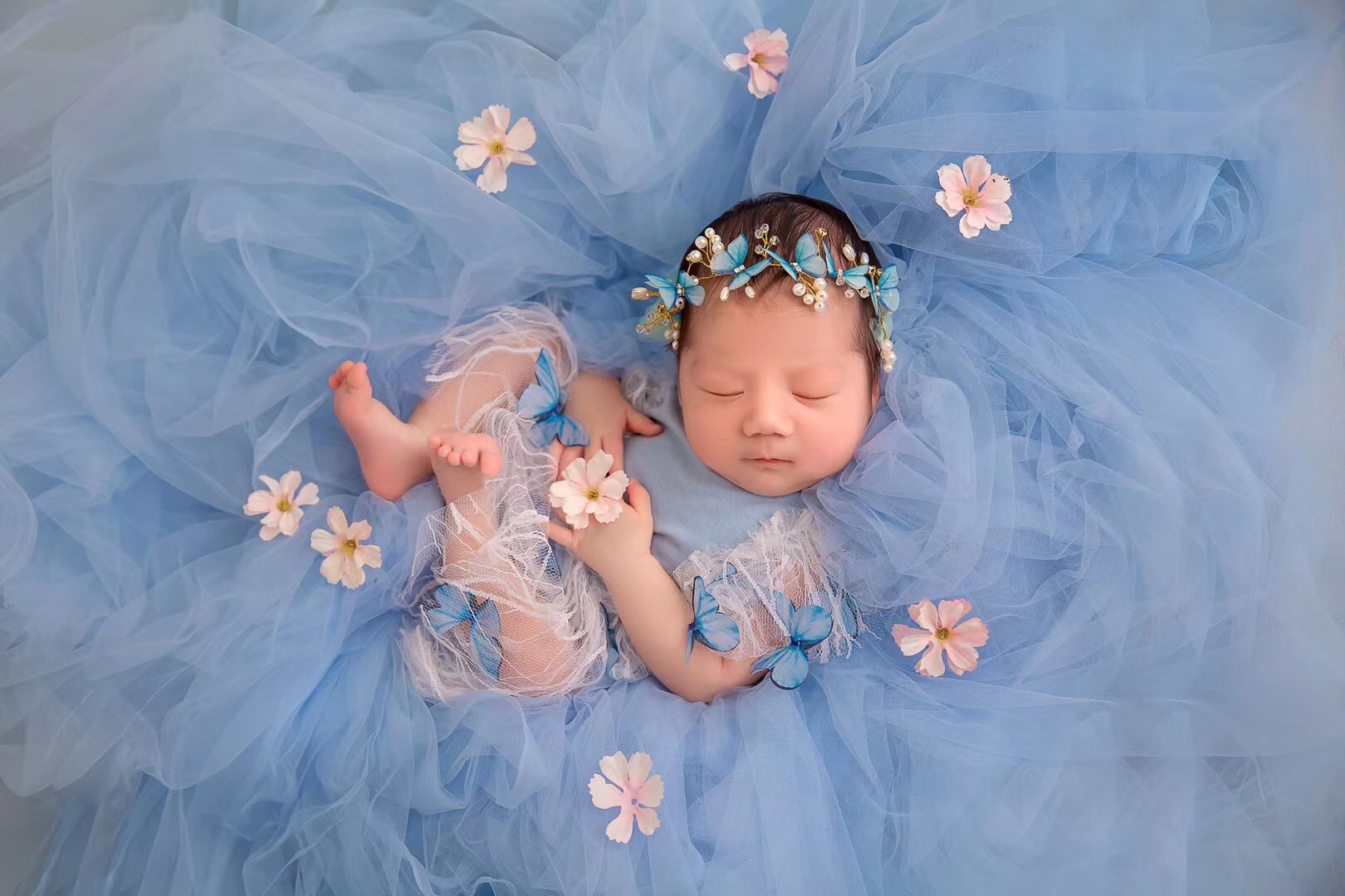 Newborn Photography Props Mesh - Photography Class ulasan dan harga