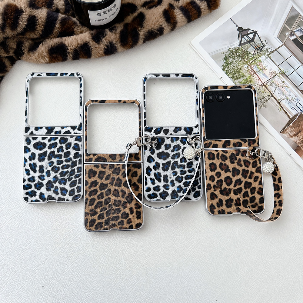Leopard Print Folding Flip Pho - Camera Wrist Strap ulasan dan harga