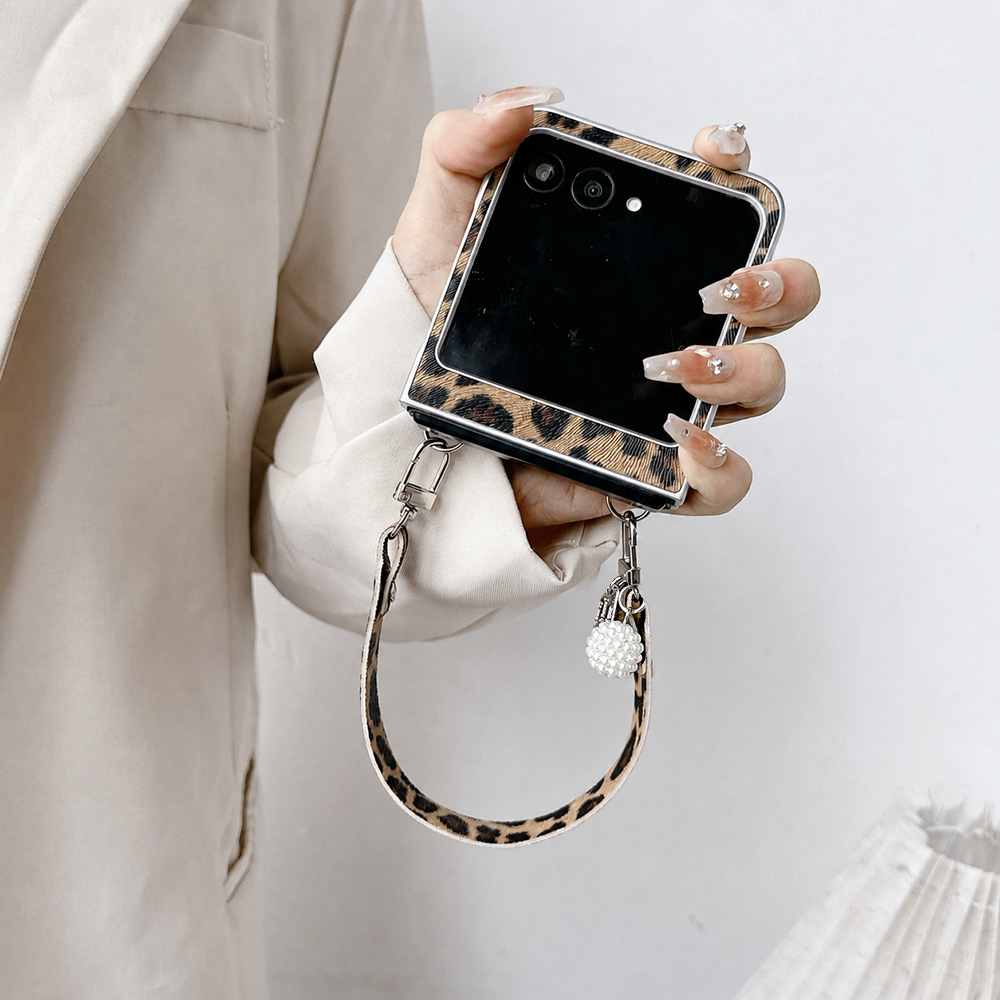 Leopard Print Folding Flip Pho - Camera Wrist Strap ulasan dan harga