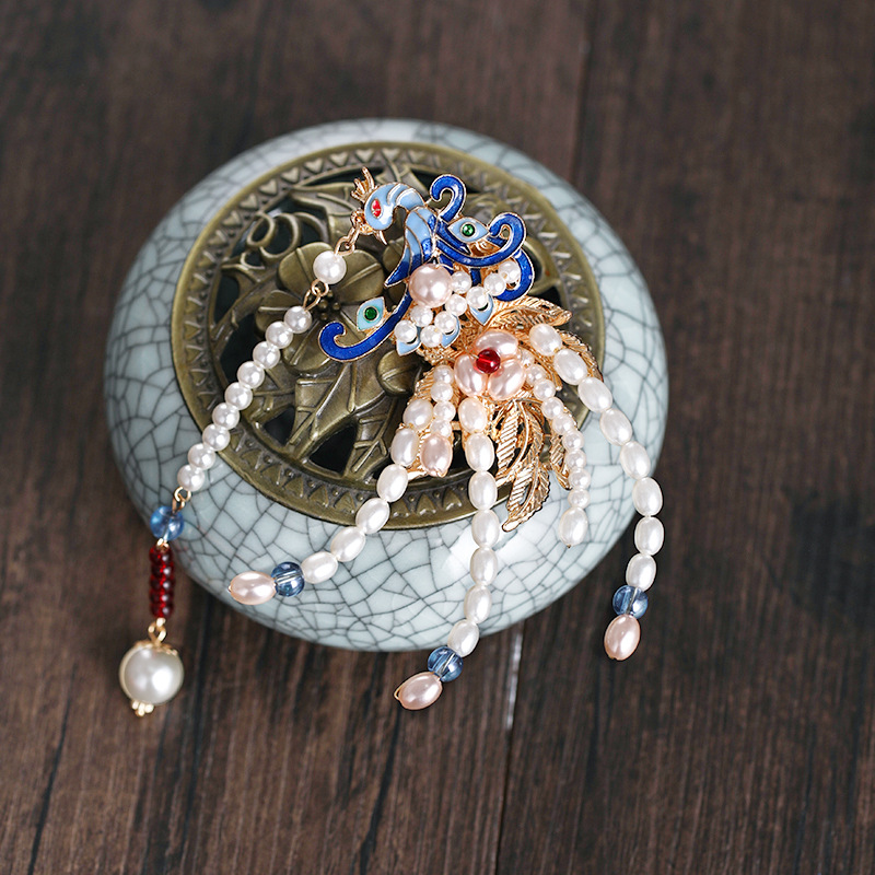 Vintage Hanfu Hairpin With Fau - Photography Vintage Style ulasan dan harga