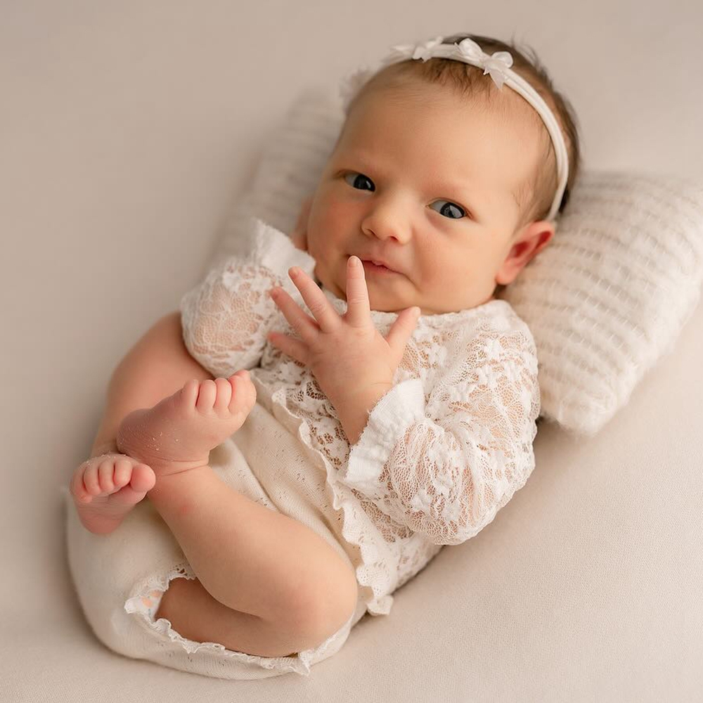 Newborn Photo Props White Lace - Photography Vintage Style ulasan dan harga
