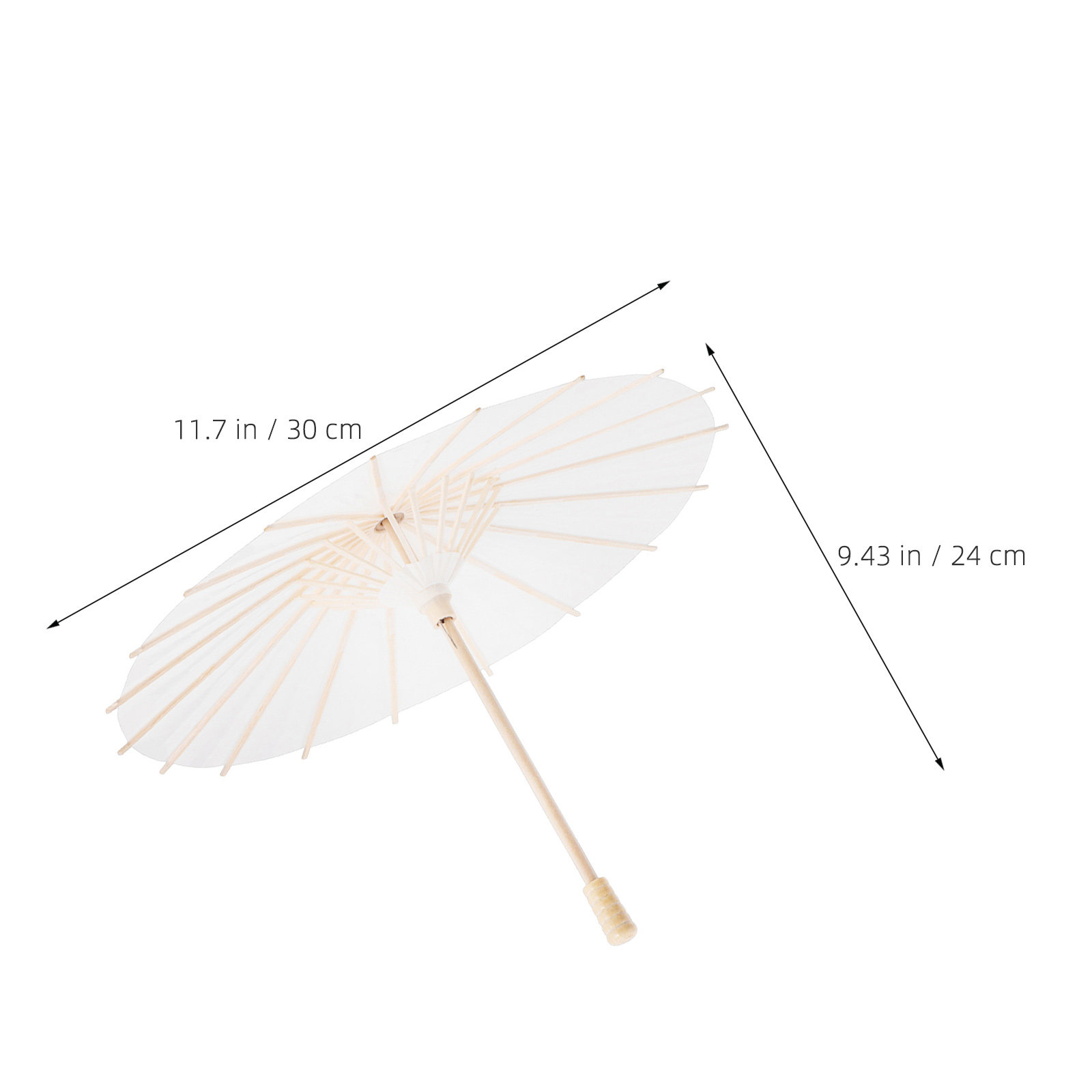 3Pcs Vintage White Paper Umbre - Photography Vintage Style ulasan dan harga