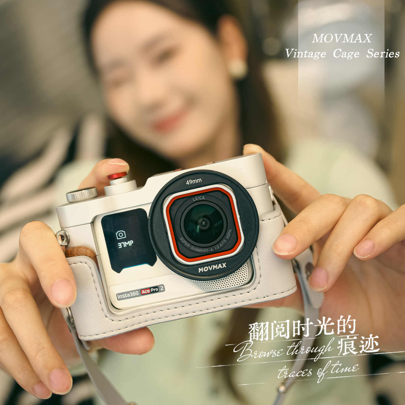 Movmax Vintage Cage Leather an - Camera Strap Leather ulasan dan harga