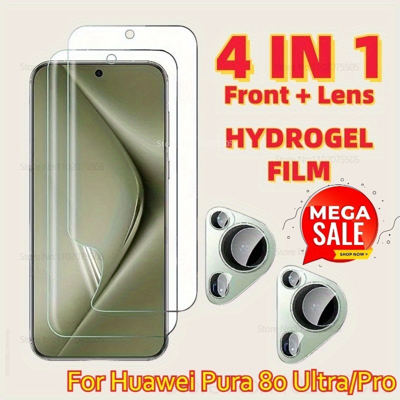 [4-in-1]2Pcs HD Anti-Scratch H - Photography Kit Huawei Pura 80 Ultra ulasan dan harga