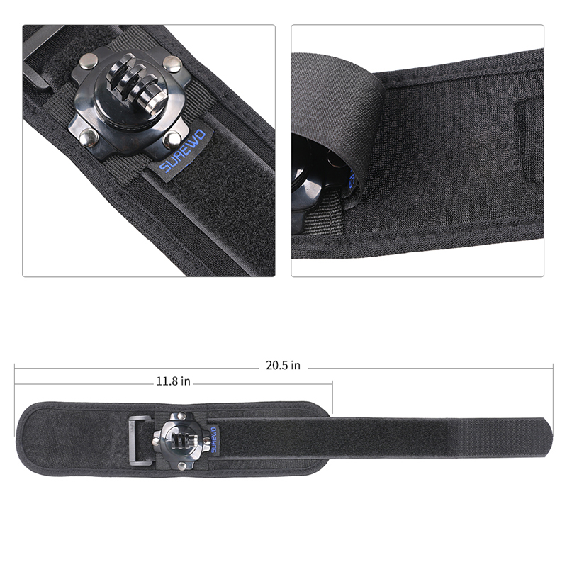 SUREWO Wrist Strap Mount Compa - Gopro Action Camera Hero 12 Black ulasan dan harga