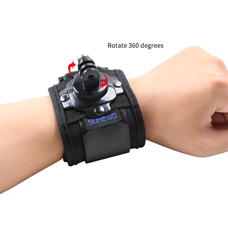 SUREWO Wrist Strap Mount Compa - Gopro Action Camera Hero 12 Black ulasan dan harga