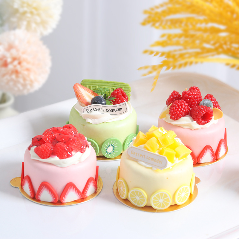 1PC Artificial Cake Dessert Fa - Photography Pro ulasan dan harga