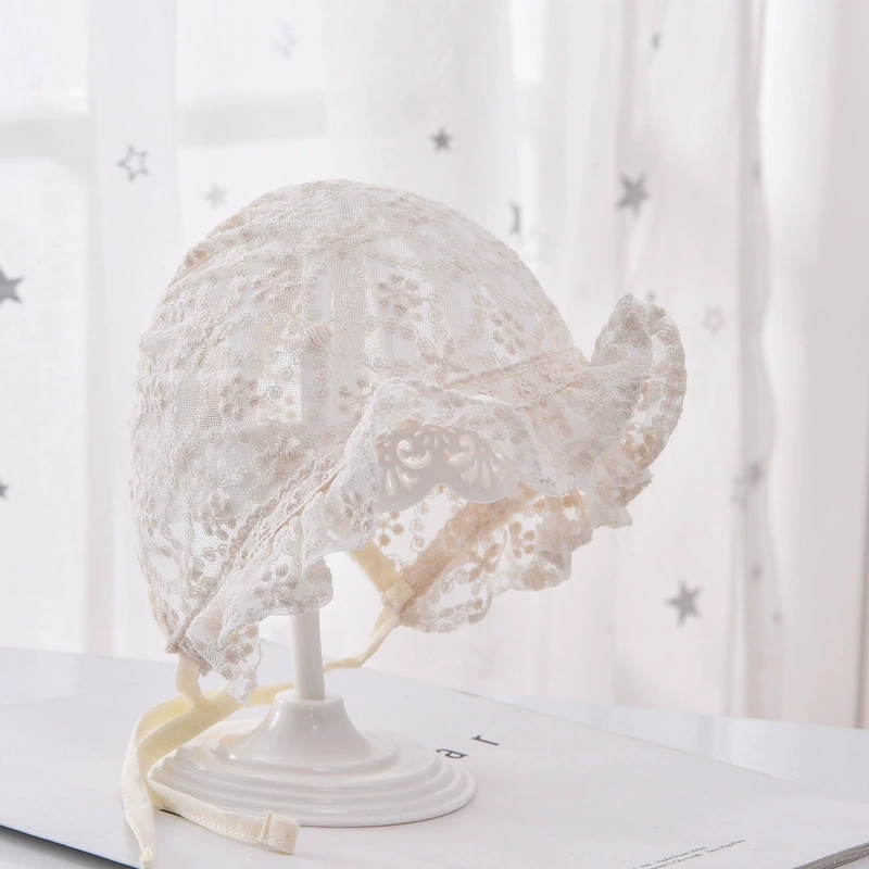 Baby Girl Lace Court Bonnet Ne - Photography Vintage Style ulasan dan harga
