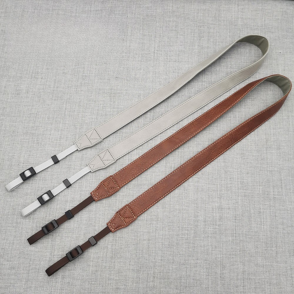 PU Leather Camera Shoulder Str - Camera Strap Leather ulasan dan harga
