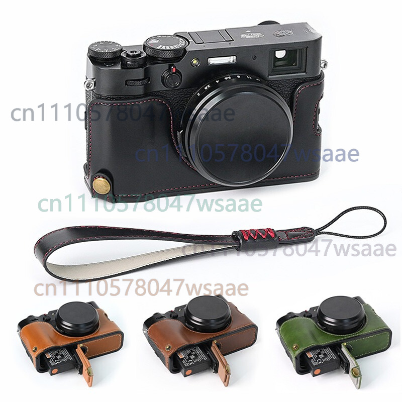1PCS Leather Half Case for FUJ - Camera Strap Leather ulasan dan harga