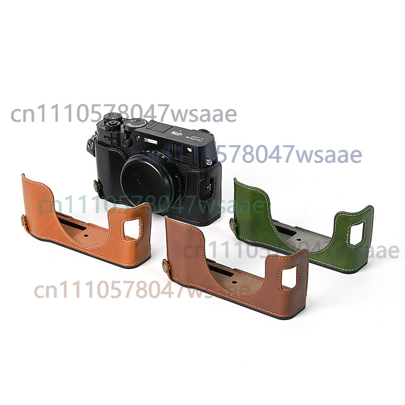 1PCS Leather Half Case for FUJ - Camera Strap Leather ulasan dan harga