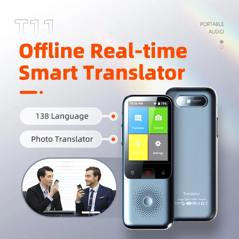 T11 Smart Translator 138 Langu - Photography With Ai ulasan dan harga