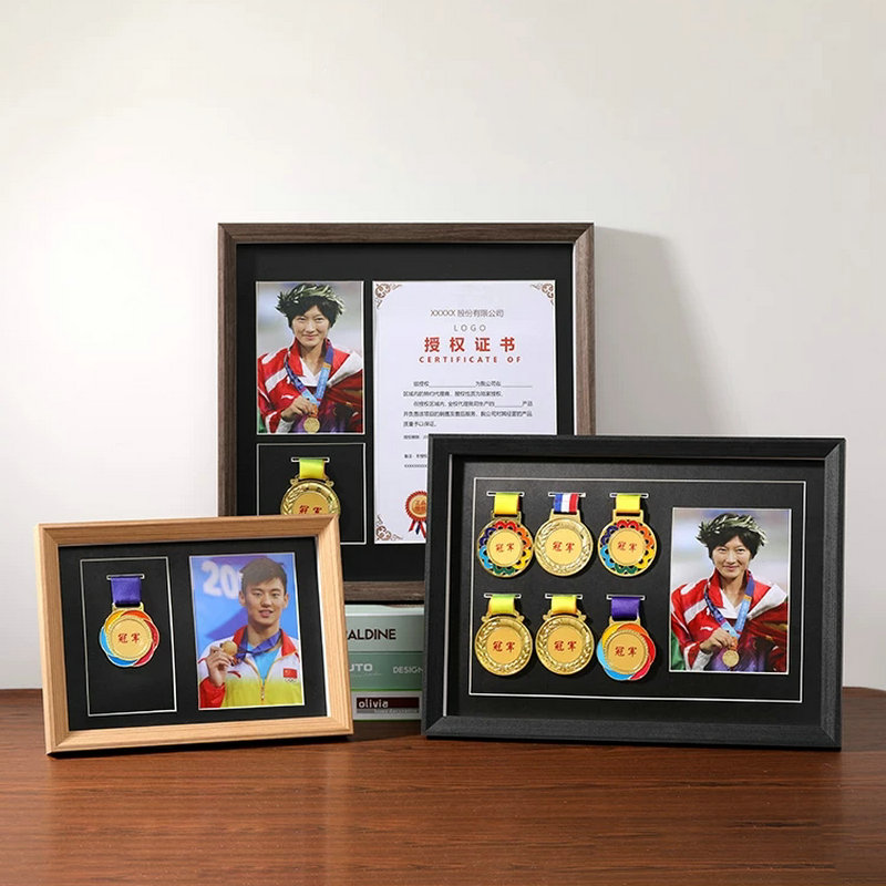 Solid Wood Medal Frame Maratho - Photography Awards ulasan dan harga