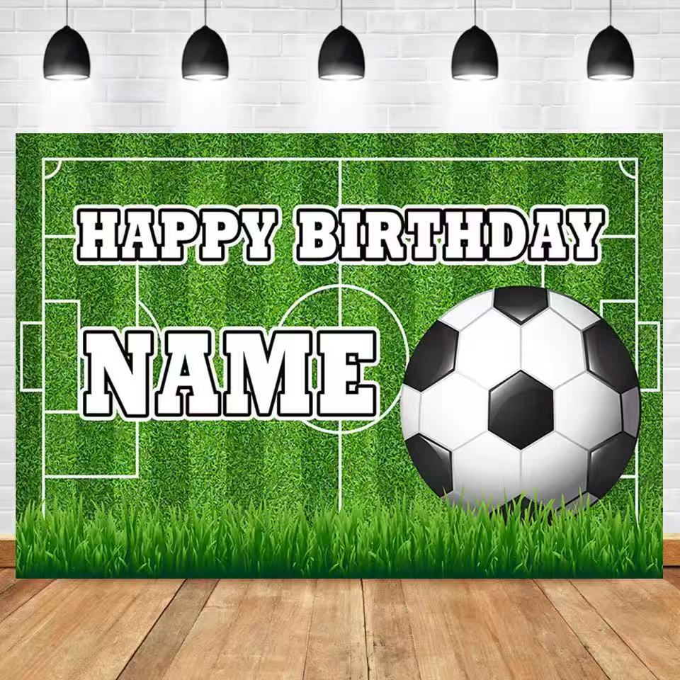 Football Backdrop Customize Na - Photography Awards ulasan dan harga