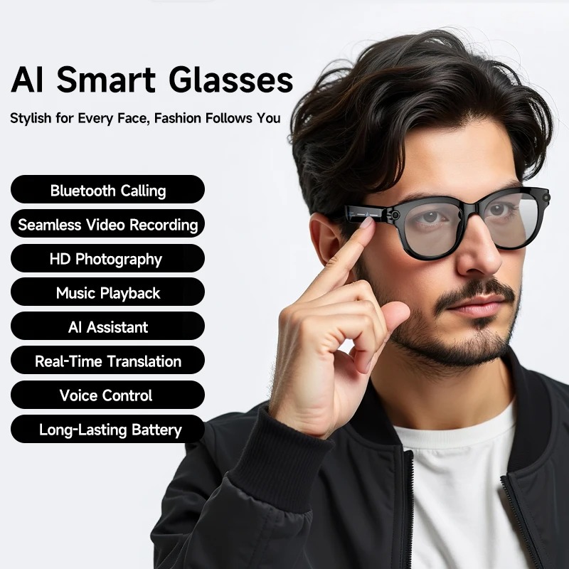 2026 AI Smart Glasses 8K Remot - Photography With Ai ulasan dan harga