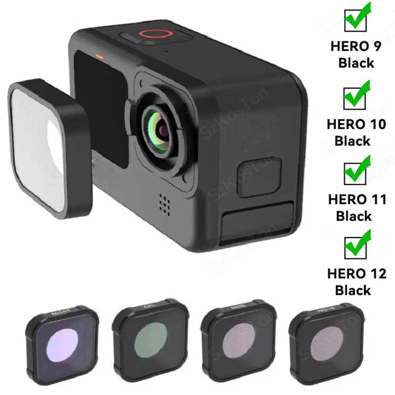 CPL UV ND8 ND16 ND32 ND Filter - Gopro Action Camera Hero 12 Black ulasan dan harga