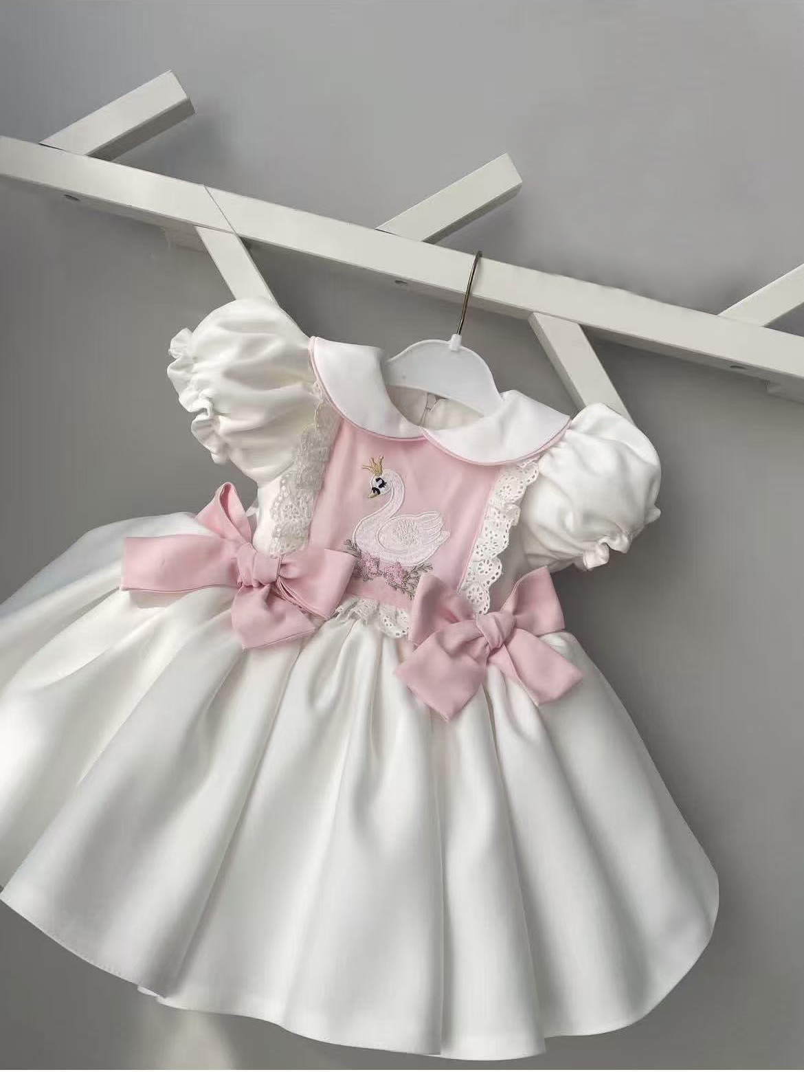 0-12Y Baby Girl Summer White S - Photography Vintage Style ulasan dan harga