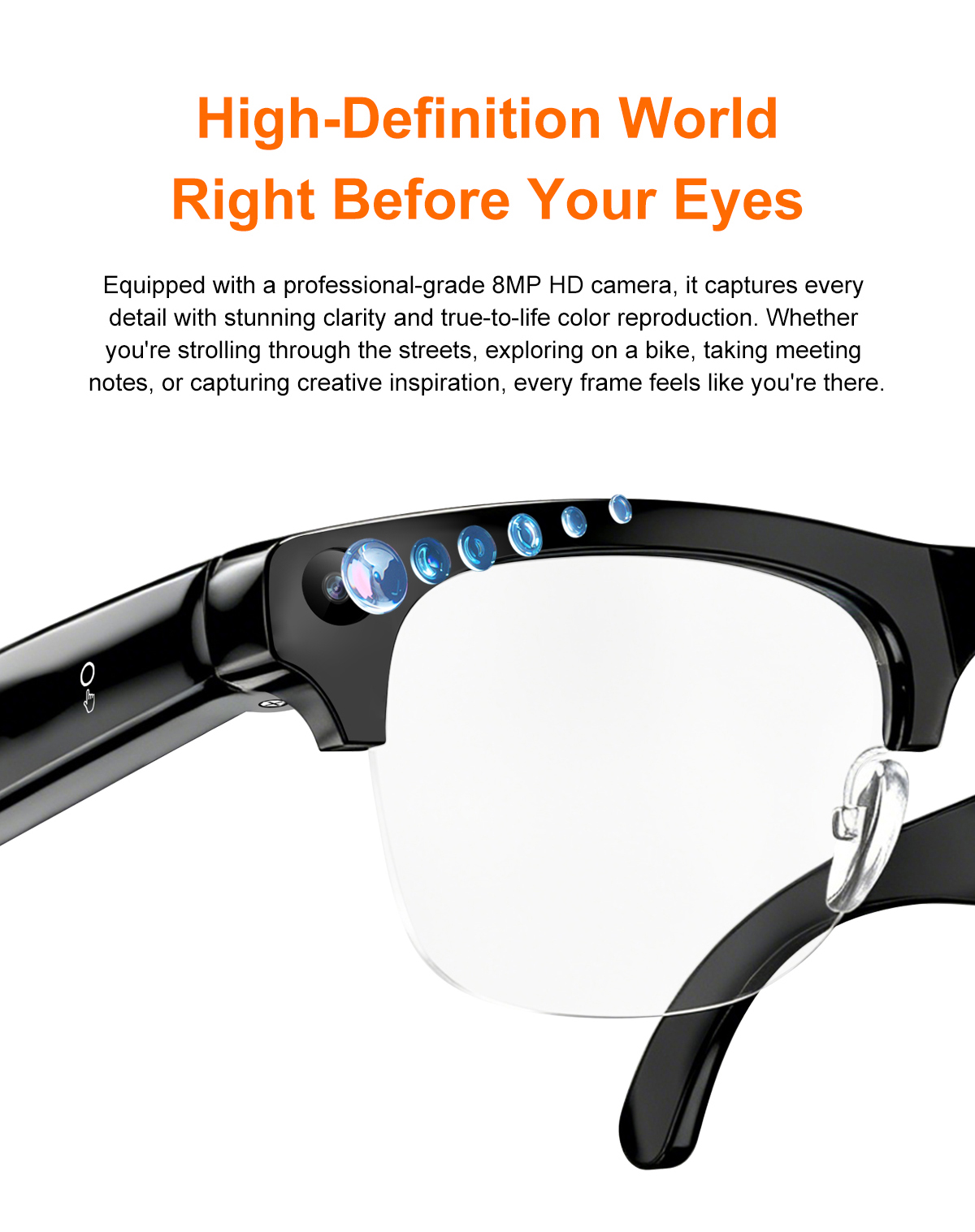 Lenovo Smart AI Glasses 800w H - Photography Unit ulasan dan harga