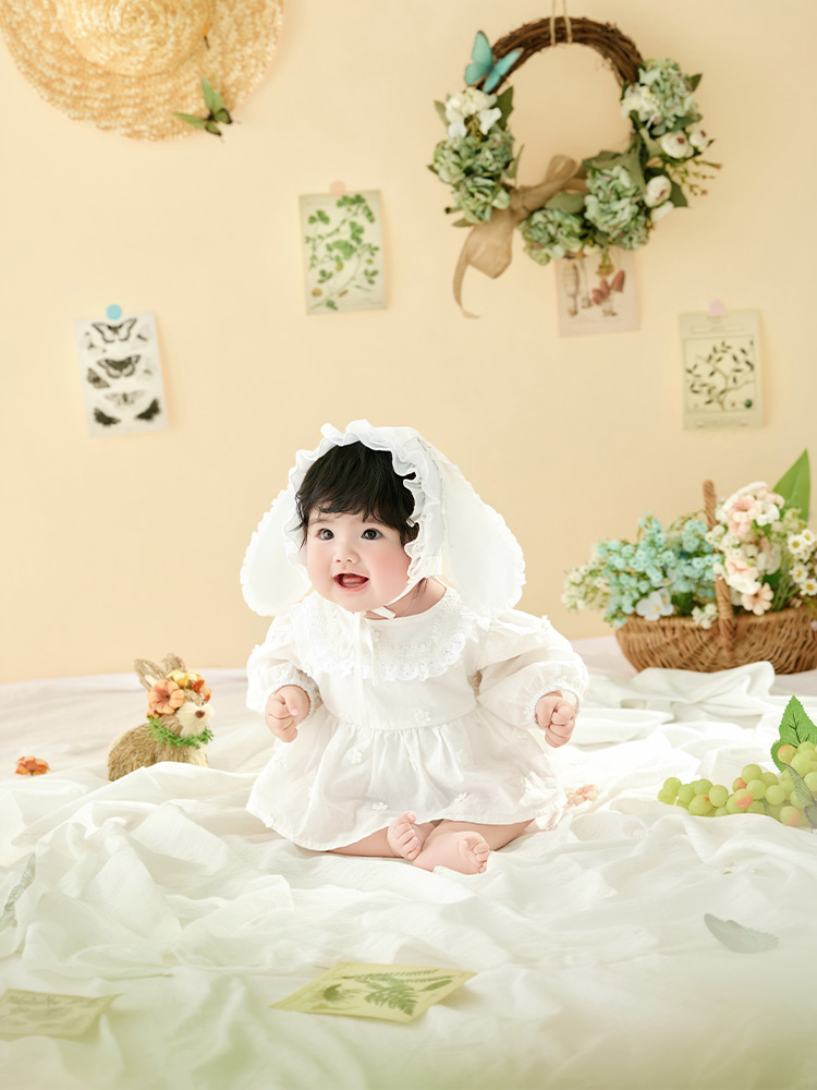 Pastoral Style Baby Girl Photo - Photography Vintage Style ulasan dan harga