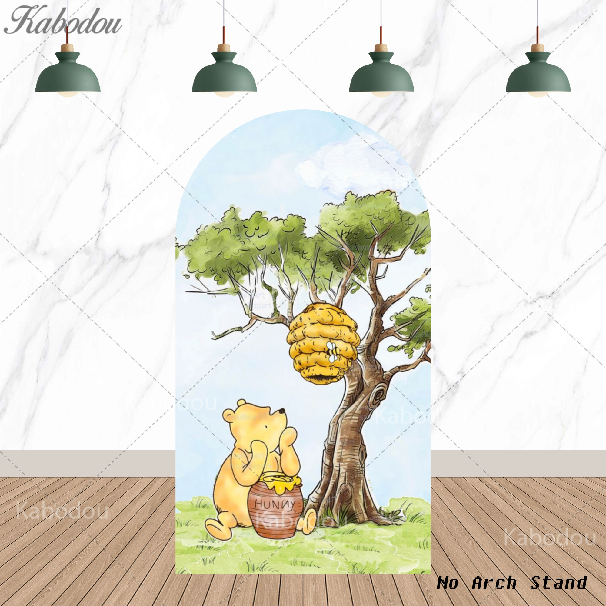 Winnie the Pooh Arch Backgroun - Photography Class ulasan dan harga