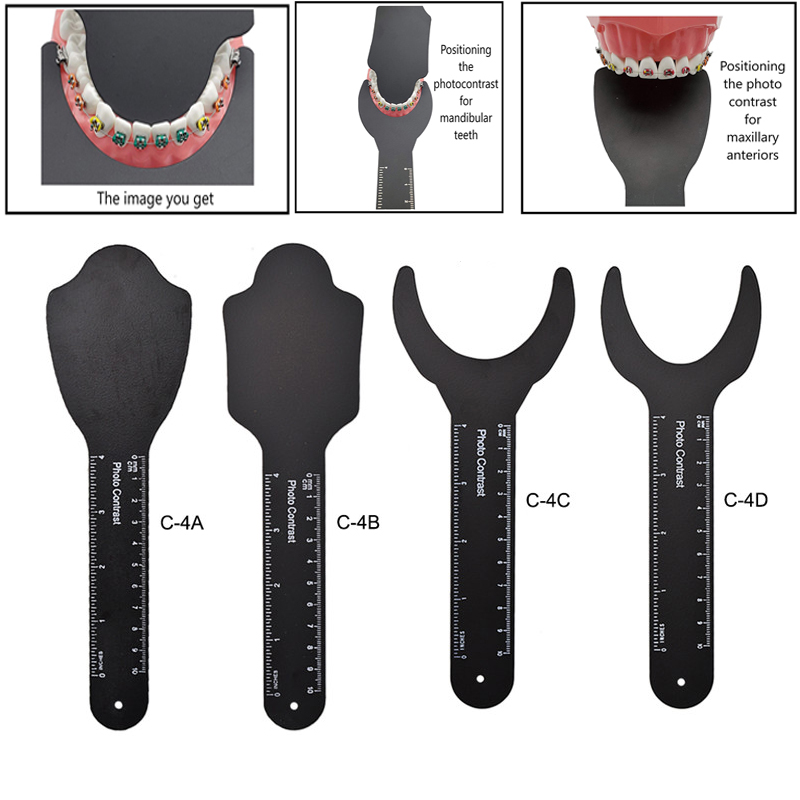4Pcs/set Dental Photo Contrast - Photography Class ulasan dan harga