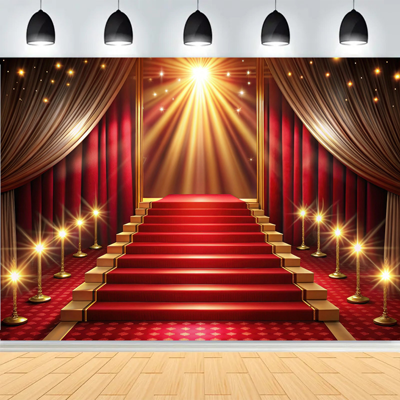 Red Carpet Stage Shining Spotl - Photography Awards ulasan dan harga