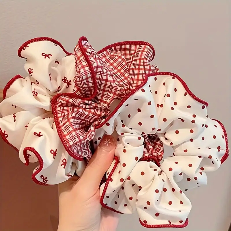 3 Pcs Sweet Red Dot Bowknot Pl - Photography Of The Year ulasan dan harga