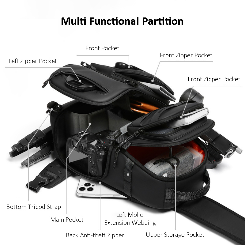 DSLR Camera Backpack Tactical  - Photography Zone System ulasan dan harga