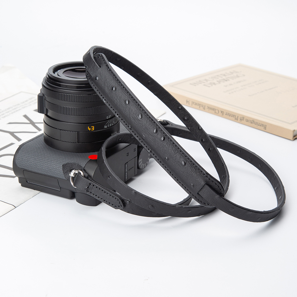 Genuine Cowhide Leather Durabl - Camera Strap Leather ulasan dan harga