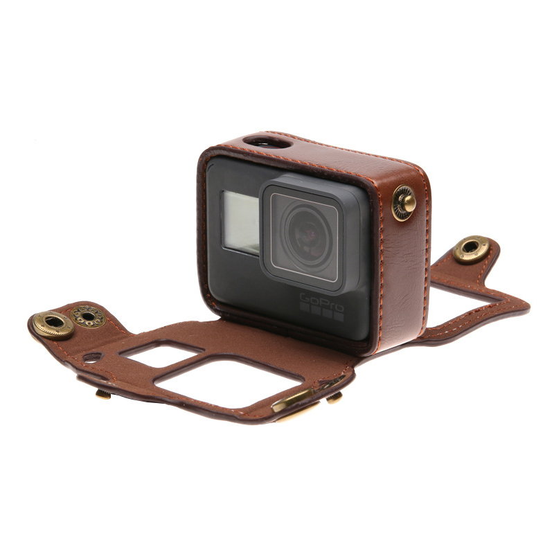3 colors Protective case PU Ba - Camera Strap Leather ulasan dan harga