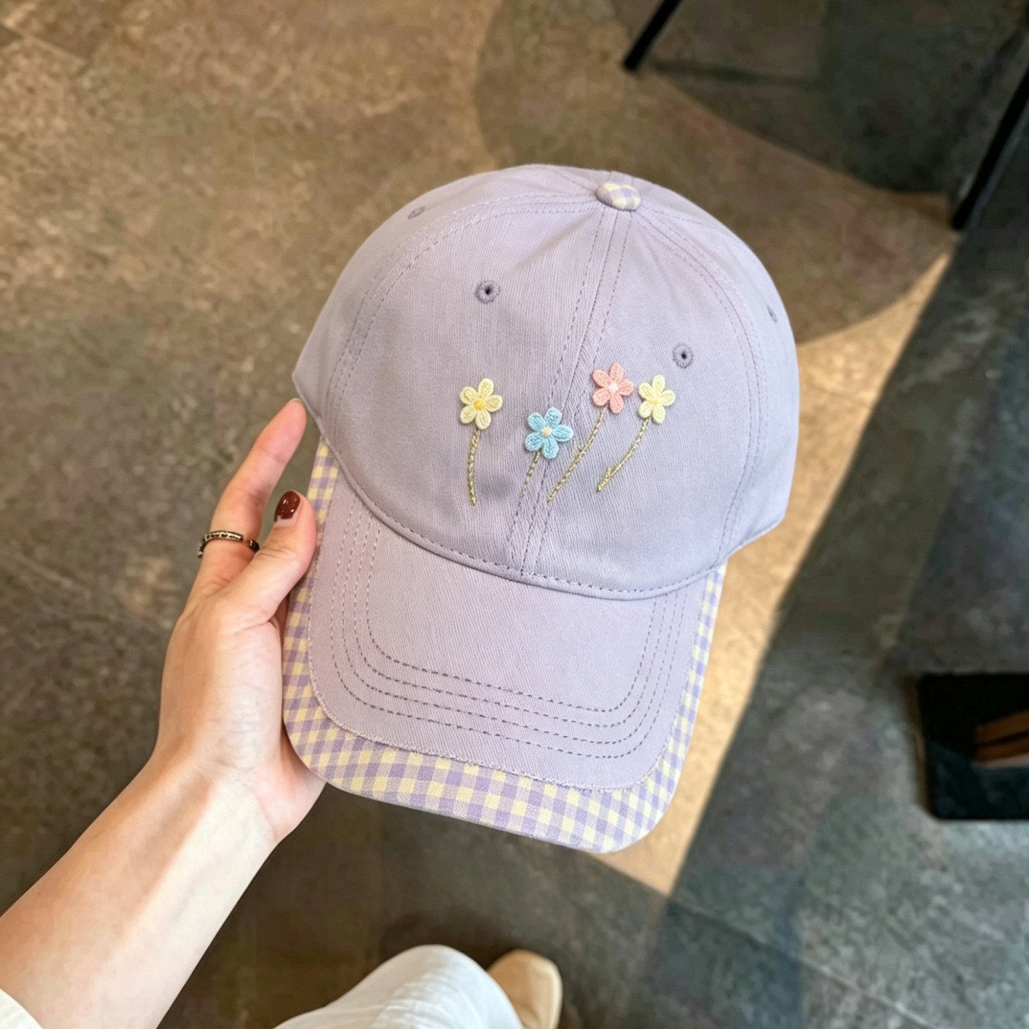 Korean-Style Fresh Embroidered - Photography Vintage Style ulasan dan harga