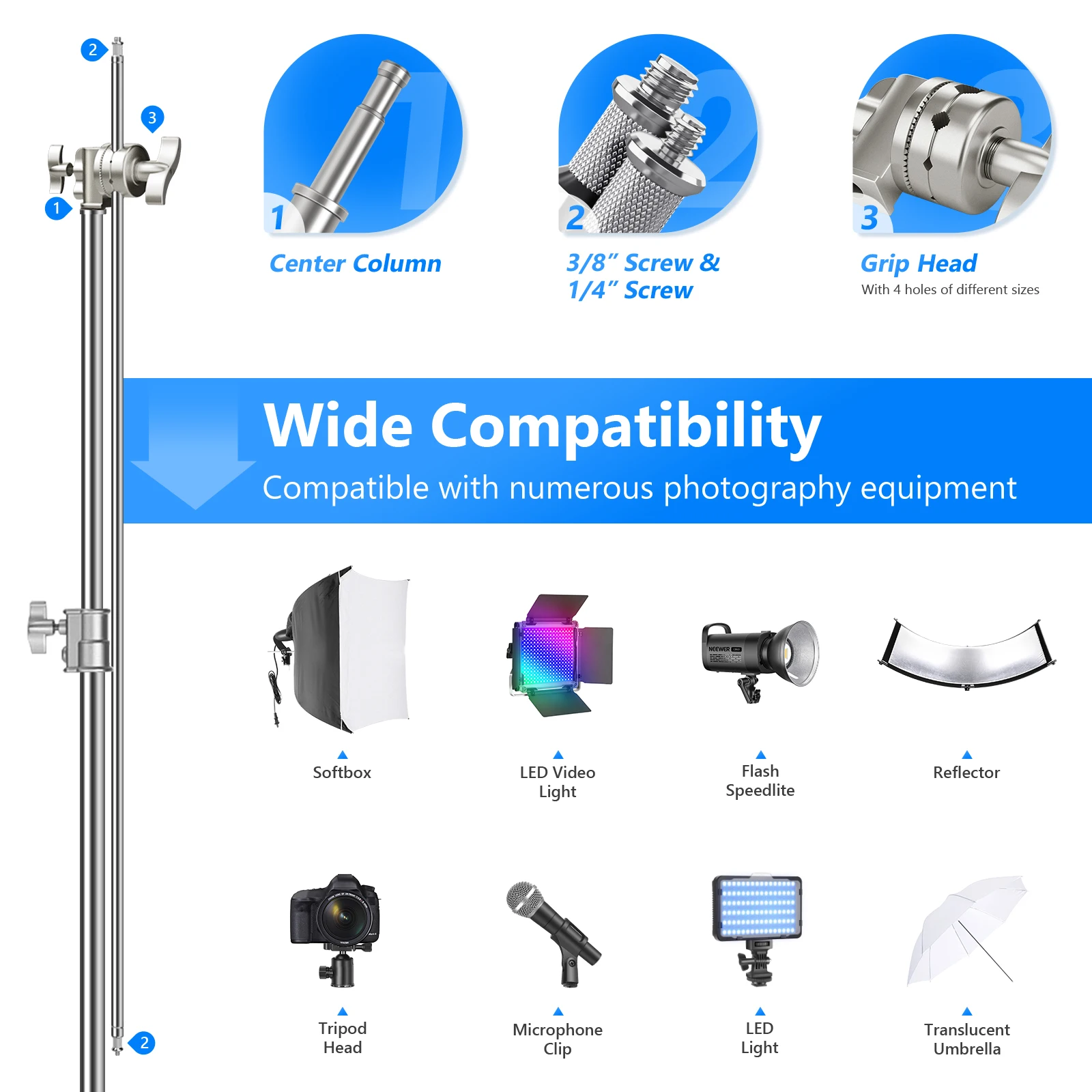 NEEWER Pro 100% Stainless Stee - Photography Pro ulasan dan harga