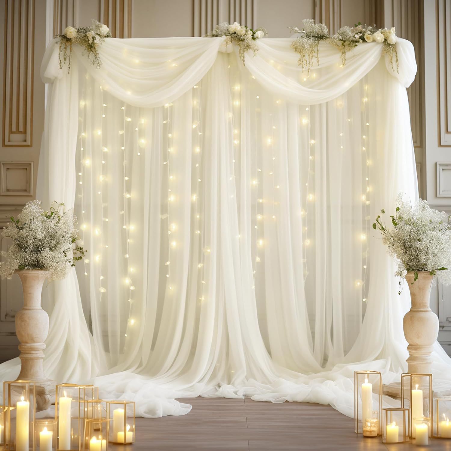 1 Pack Wedding Tulle Backdrop  - Photography Class ulasan dan harga