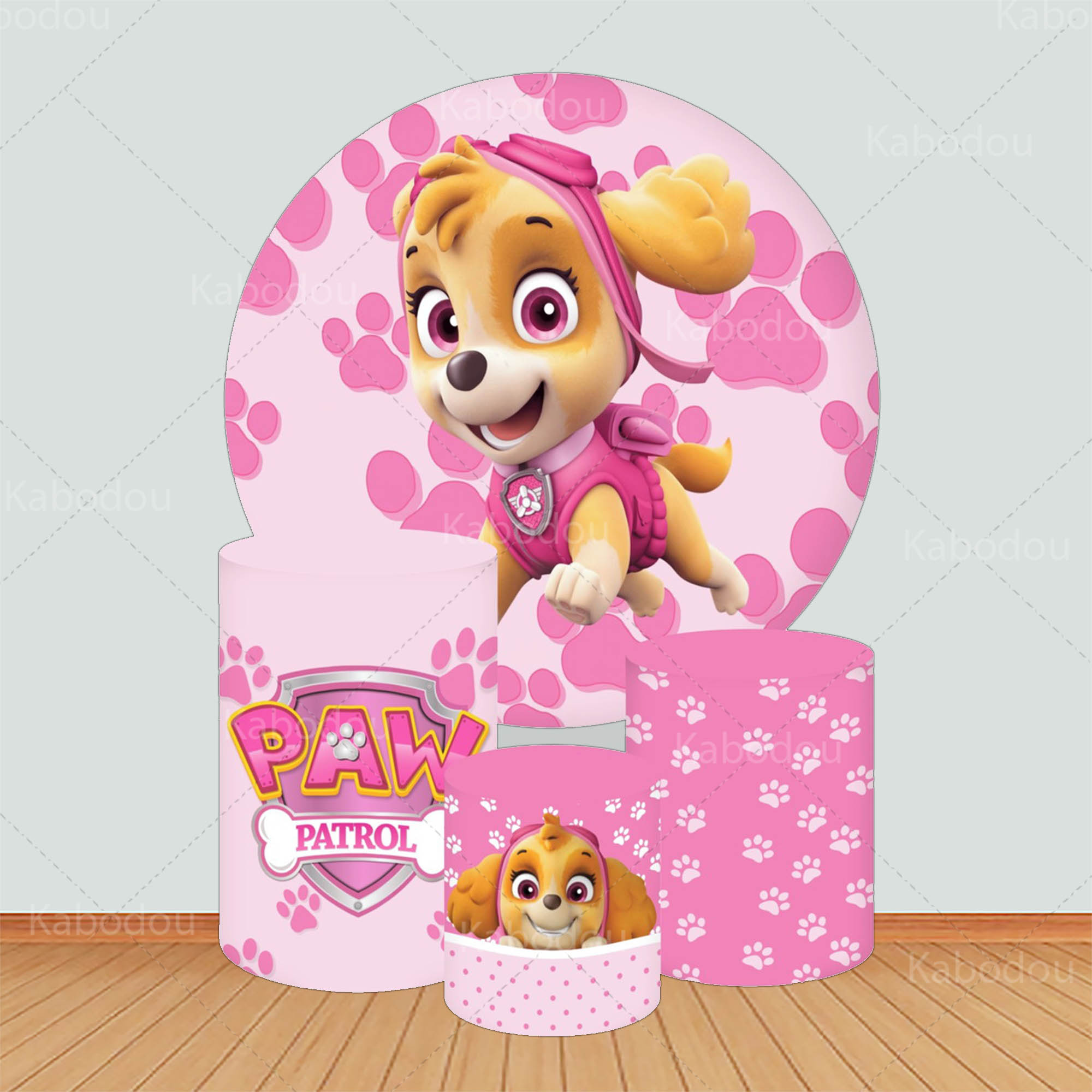 Patrols Round Backdrop Pink Sk - Photography Class ulasan dan harga